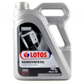 Автомобильное моторное масло Lotos SEMISYNTETIC 10W-40 4л