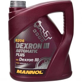 Масло трансмиссионное MANNOL DEXRON PLUS ATF III 4л MN8206-4