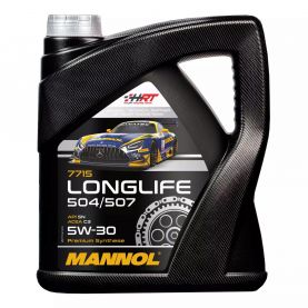 Автомобільна моторна олива MANNOL Longlife 5W-30 4л MN7715-4
