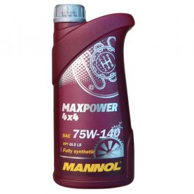 Масло трансмиссионное MANNOL MANNOL Maxpower 4x4 75W-140 GL-5 1л