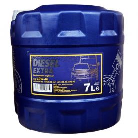 Автомобільна моторна олива MANNOL Diesel Extra 10w-40 7л