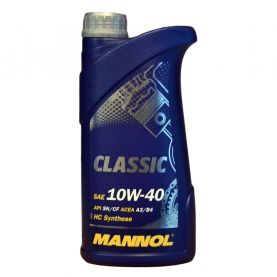 Автомобильное моторное масло MANNOL Classic 10w-40 1л
