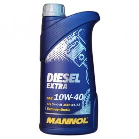 Автомобільна моторна олива MANNOL Diesel Extra 10w-40 1л