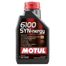 Автомобильное моторное масло MOTUL 6100 Synergie+ 5w-40 1л 107975