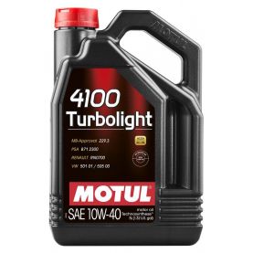 Автомобільна моторна олива MOTUL 4100 Turbolight 10w-40 5л 108645