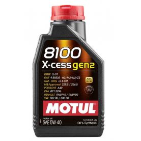 Автомобільна моторна олива MOTUL 8100 X-cess gen2 5w-40 1л 109774