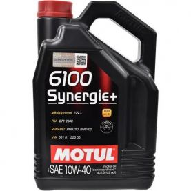 Автомобільна моторна олива MOTUL 6100 Synergie + 10w-40 4л 109463