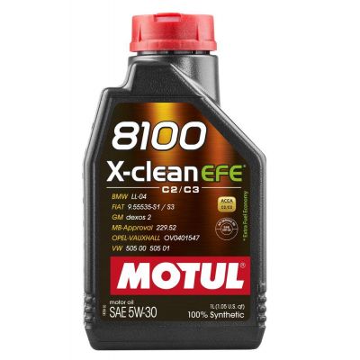 Автомобільна моторна олива MOTUL 8100 X-clean EFE C2/C3 5w-30 1л 109470