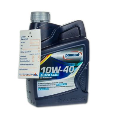 Автомобильное моторное масло Pennasol Super Light 10W-40 1л