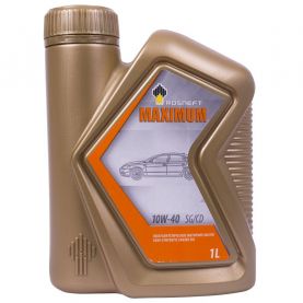 Автомобильное моторное масло Роснефть Maximum 10W-40 1л