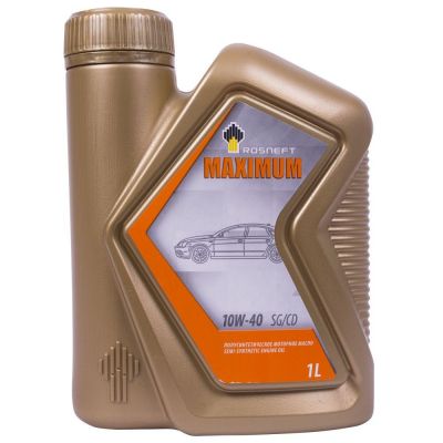 Автомобильное моторное масло Роснефть Maximum 10W-40 1л