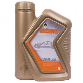 Автомобильное моторное масло Роснефть Maximum 15W-40 1л