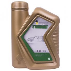 Автомобильное моторное масло Роснефть Standart 15W-40 1л