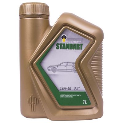 Автомобільна моторна олива Роснефть Standart 15W-40 1л
