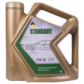 Автомобильное моторное масло Роснефть Standart 15W-40 4л