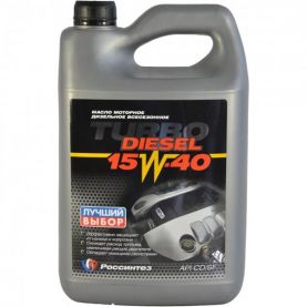 Автомобильное моторное масло Россинтез TURBO DIESEL 15W-40 4л