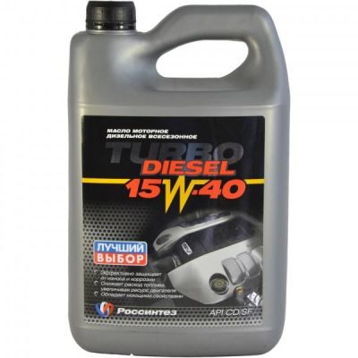 Автомобильное моторное масло Россинтез TURBO DIESEL 15W-40 4л