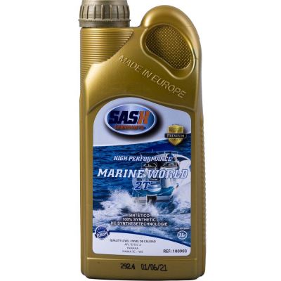 Олива моторна SASH MARINE WORLD 2T TC-W3 1л 100903
