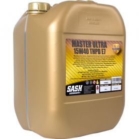 Автомобільна моторна олива SASH MASTER ULTRA THPD E7 15W-40 20л 100403
