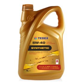 Автомобильное моторное масло TEDEX SYNTHETIC 5W-40 4л