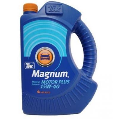 Автомобільна моторна олива ТНК Magnum Motor Plus 15W-40 4л