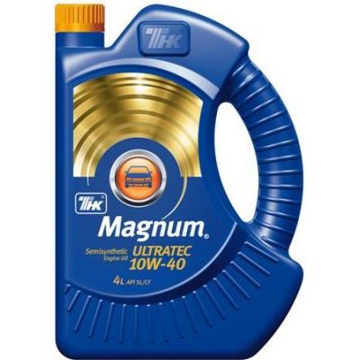 Автомобильное моторное масло ТНК Magnum Ultratek 10W-40 4л