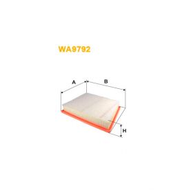 Воздушный фильтр WIX FILTERS WA9792