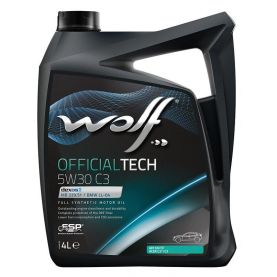 Автомобільна моторна олива WOLF OFFICIALTECH C3 5W-30 4л 8308116