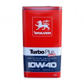 Автомобильное моторное масло WOLVER Turbo Plus 10W-40 5л