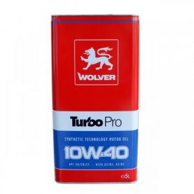 Автомобільна моторна олива WOLVER Turbo Pro 10W-40 5л