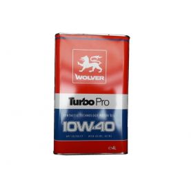 Автомобільна моторна олива WOLVER Turbo Pro 10W-40 4л