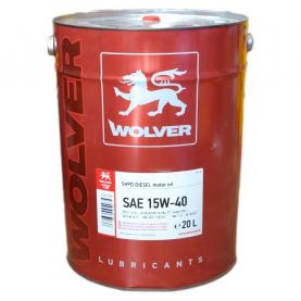 Автомобільна моторна олива WOLVER Turbo Power 15W-40 20л Автомобільна моторна олива WOLVER Turbo Power 15W-40 20л
