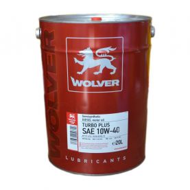 Автомобильное моторное масло WOLVER Turbo Plus 10W-40 20л