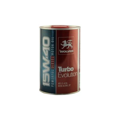 Автомобільна моторна олива WOLVER Turbo Evolution 15W-40 1л