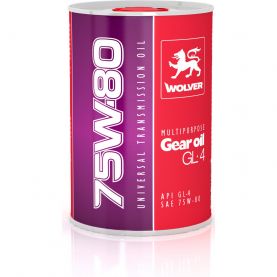 Олива трансмісійнa WOLVER MULTIPURPOSE GEAR OIL 75W-80 GL-4 1л 4260360944727