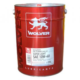 Автомобильное моторное масло WOLVER Super Light 10W-40 20л