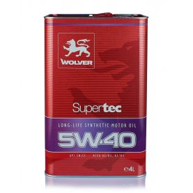 Автомобільна моторна олива WOLVER Supertec 5W-40 4л