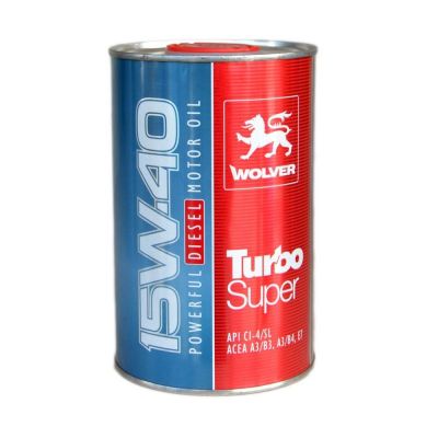 Автомобільна моторна олива WOLVER Turbo Super 15W-40 1л