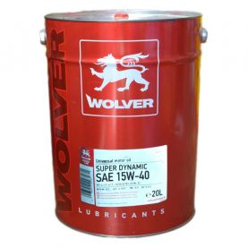 Автомобільна моторна олива WOLVER Super Dynamic 15W-40 20л