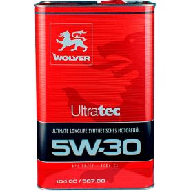 Автомобільна моторна олива WOLVER Ultratec 5W-30 5л 4260360944017