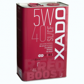 Автомобільна моторна олива XADO Red Boost 5W-40 4л XA 26206 Автомобільна моторна олива XADO Red Boost 5W-40 4л XA 26206