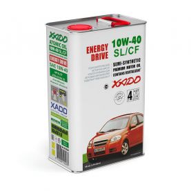 Автомобільна моторна олива XADO Atomic Oil 10W-40 SL/CF 4л
