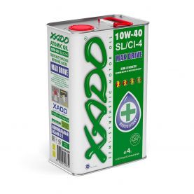 Автомобільна моторна олива XADO Atomic Oil 10W-40 SL/CI-4 4л