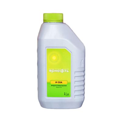 Индустриальное масло Ярнефть И20А 1л