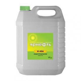 Индустриальное масло Ярнефть И40А 10л