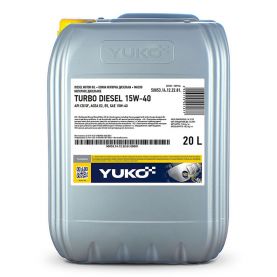 Автомобильное моторное масло YUKO TURBO DIESEL 15W-40 20л Автомобильное моторное масло YUKO TURBO DIESEL 15W-40 20л