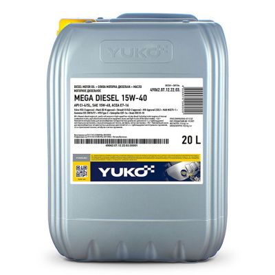 Автомобильное моторное масло YUKO MEGA DIESEL 15W-40 20л