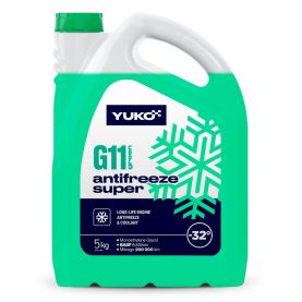 Антифриз YUKO Super G11 -32°C зеленый 5л 4823110404416 Антифриз YUKO Super G11 -32°C зеленый 5л 4823110404416
