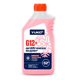 Антифриз YUKO Super G12+ -32°C красный 1л 4823110404409