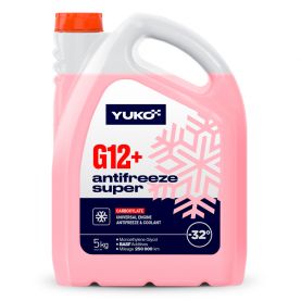 Антифриз YUKO Super G12+ -32°C красный 5л 4823110404430